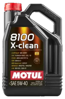Олива моторна 8100 X-clean 5W-40 4л MOTUL 104720