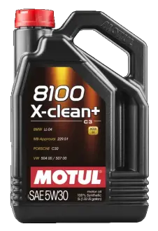 Олива моторна 8100 X-clean+ 5W-30 5л MOTUL 106377