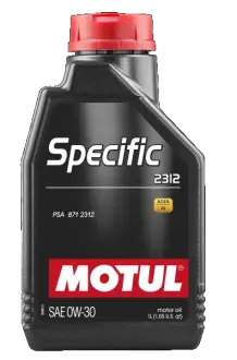 1л Specific 2312 0W-30 Олива синтетична для 4-такт. двигунів C2, PSA B71 2312 MOTUL 106413