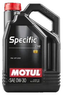 5л Specific 2312 0W-30 Олива синтетична для 4-такт. двигунів C2, PSA B71 2312 MOTUL 106414