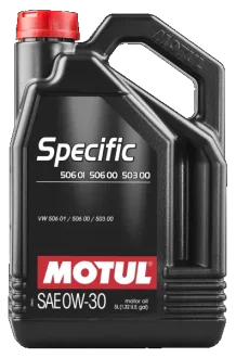 Specific 506 01 506 00 503 00 SAE 0W30 4х5 L Motul 106437
