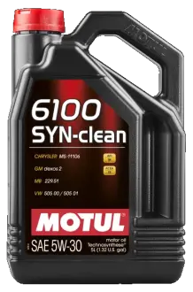 5л 6100 Syn-clean 5W-30 Олива TECHNOSYNTHESE C3, 502 00 505 01, Dexos2™, MB-Approval 229.51, MS 11106 MOTUL 107948