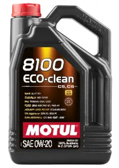 Олива моторна 8100 Eco-clean 0W-20 5л MOTUL 108862