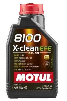 Олива моторна 8100 X-clean EFE 5W-30 1л MOTUL 109470