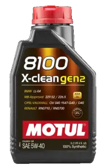 Олива моторна 8100 X-clean gen2 5W-40 1л MOTUL 109761