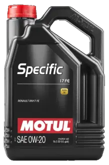 Моторна олива SPECIFIC (5L +) 0W20 ACEA C5 RENAULT RN 17 FE MOTUL 109950