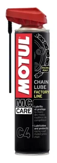 0.4л C4 Chain Lube Factory Line Мастило всіх типів ланцюгів дорожніх, спортивних мотоциклів Motul 111658