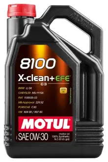 Олива моторна 8100 X-clean EFE 0W-30 5л MOTUL 111678