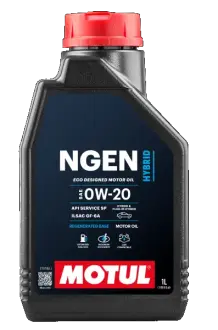 1л NGEN Hybrid 0W-20 Олива синтетична SP-RC HONDA, KIA, NISSAN, TOYOTA MOTUL 111898