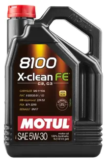 Олива моторна 8100 X-clean FE 5W-30 5л MOTUL 112781