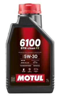 1л 6100 SYN-CLEAN FE 5W-30 Олива TECHNOSYNTHESE C2, C3, SP MOTUL 112920