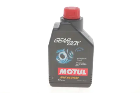 Олива в міст 80W90 Gearbox (1L) (105787/100099) (API GL4/GL5/MIL-L-2105D) MOTUL 317201