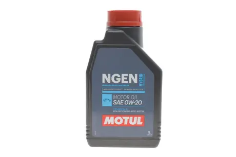 Олива 0W20 NGEN Hybrid (1L) (111898) API SP/ ILSAC GF-6b/ILSAC GF-6a MOTUL 333101