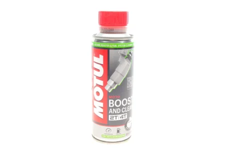 Присадка для бензинових двигунів мотоциклів Boost and Clean Moto (200ml) (=110873) Motul 339513