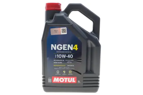 Олива 10W40 NGEN 4 (5L) (MB 229.3/RN0710/RN0700/PSA B71 2300/VW 501 01/VW505 00) (113059) MOTUL 387806