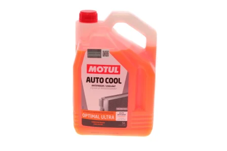 Антифриз (оранжевий) G12/G12 Plus (5L) Auto Cool Optimal Ultra (1:1= -41°C)/(109143/112630) Motul 818106