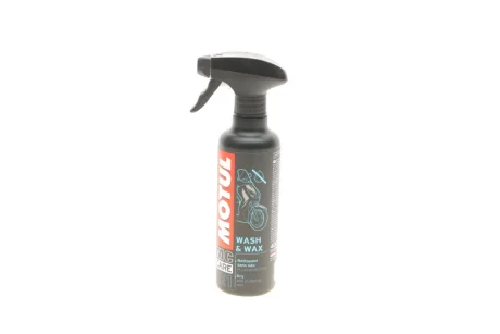 Засіб для очищення мотоциклів (сухого) E1 Wash & Wax (400ml) Motul 818916