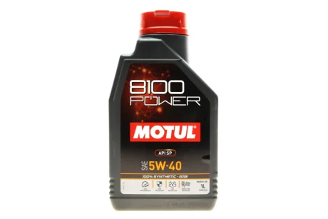 Олива 5W40 8100 Power (1L) (API SP) (111808) Motul 824601