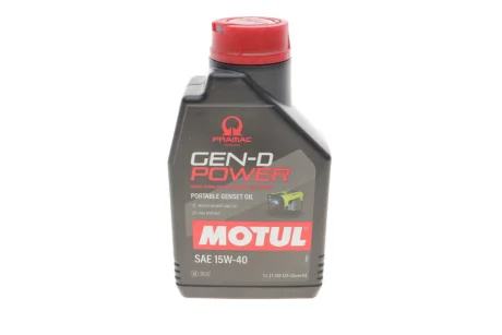 Олива 15W40 Gen-D Power (1L) (API CI-4/SL/ACEA E7) (111238) Motul 835201