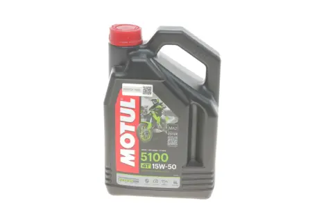 Масло 15W50 5100 4T (4L) MOTUL 836741
