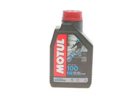 Олива 100 2T (1L) (104024) Motul 837511