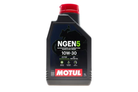 Олива 10W30 NGEN 5 4T (1L) (API SP/JASO MA2) (111817) Motul 839001