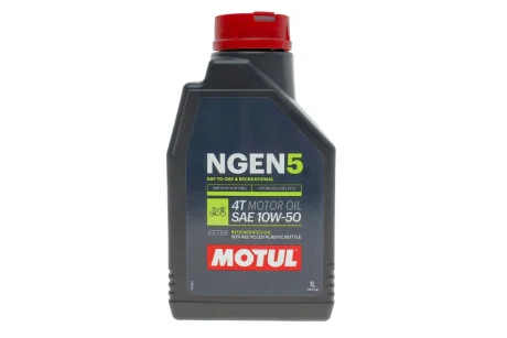 Олива 10W50 NGEN 5 4T (1L) (API SP/JASO MA2) (111831) Motul 839201