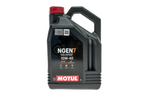 Олива 10W40 NGEN 7 4T (4L) (API SP/JASO MA2) (111836) MOTUL 839641