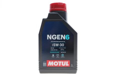 Олива 5W30 NGEN 6 (1L) (API PERFORMANCE SP/ILSAC GF-6A) (113111) Motul 839811