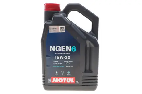 Олива 5W30 NGEN 6 (5L) (API PERFORMANCE SP/ILSAC GF-6A) (113112) MOTUL 839851