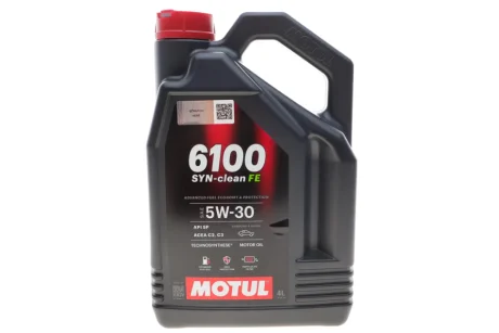 Олива 5W30 Syn-clean FE (4L) (API SP) (ACEA C2|C3) (112924) MOTUL 841750
