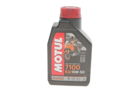 Олива 15W50 7100 4T (1L) (104298) Motul 845211
