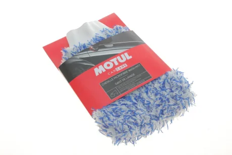 Перчатка для мийки автомобіля (хлопок) CAR CARE Cotton Chenille Wash Mitt (110112) Motul 850132