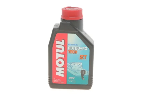 Олива Outboard Tech 2T (1L) (102789) Motul 851711