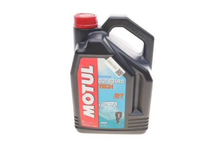 Олива Outboard Tech 2T (5L) (101728) Motul 851751