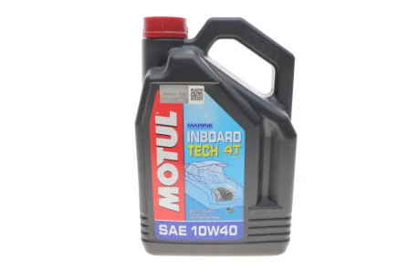 Олива 10W40 Inboard Tech 4T (5L) (101753=106419) Motul 852351