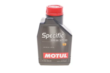 Олива 0W20 Specific (1л) (VW 508.00/509.00) (107385) Motul 867211