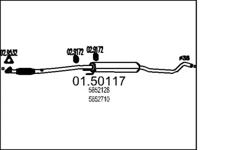 Резонатор MTS 01.50117