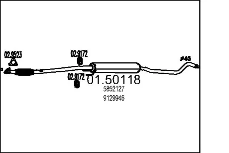 Резонатор MTS 01.50118