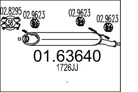 Глушник MTS 01.63640