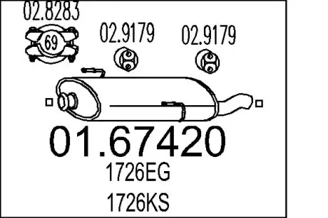 Глушник MTS 01.67420