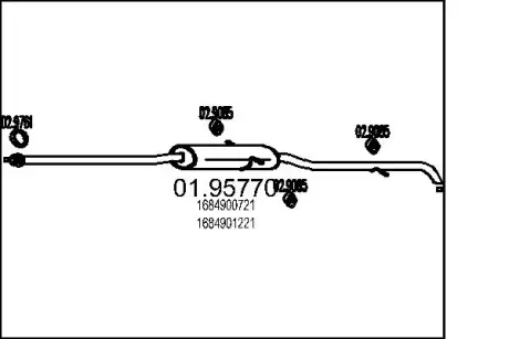 Глушник MTS 01.95770