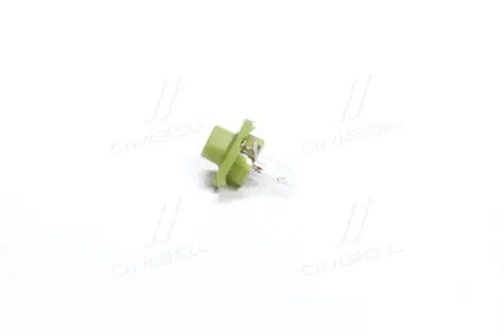 Лампа розжарювання BAX 1,3W 12V BX8,4d OLIVE GREEN NARVA 17047CP