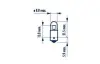 Автолампа T4W 24V 4W BA9s Standard NARVA 171413000 (фото 2)