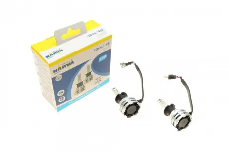 Автолампа H3 12/24V 19W PK22s Perforce LED (к-кт 2шт) (замінено на 181828100) NARVA 180583000