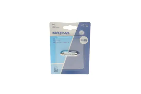Лампа світлодіодна LED FESTOON С5W Range Performance 0,6W SV8.5 (43мм) NARVA 181724000