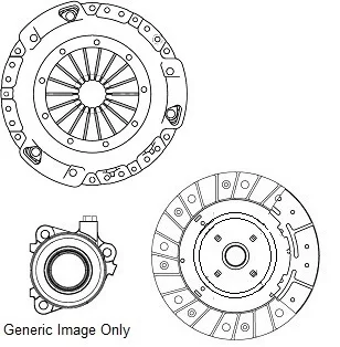 Комплект зчеплення з вижимним BOXER/JUMPER III/DUCATO 10- (258mm) National CK10480-74