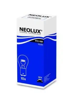 Лампа допоміжн. освітлення P21/4W 12V 21/4W BAZ15d NEOLUX N566