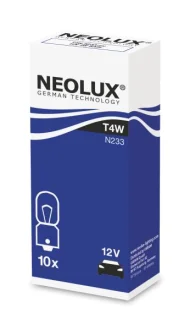 Лампа (картон 10шт) T4W 12В 4Вт NEOLUX NLX233K10SZT