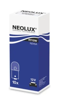 Лампа (картон 10шт) RY10W 12В 10Вт BA15S Standard, жовтий NEOLUX NLX245AK10SZT